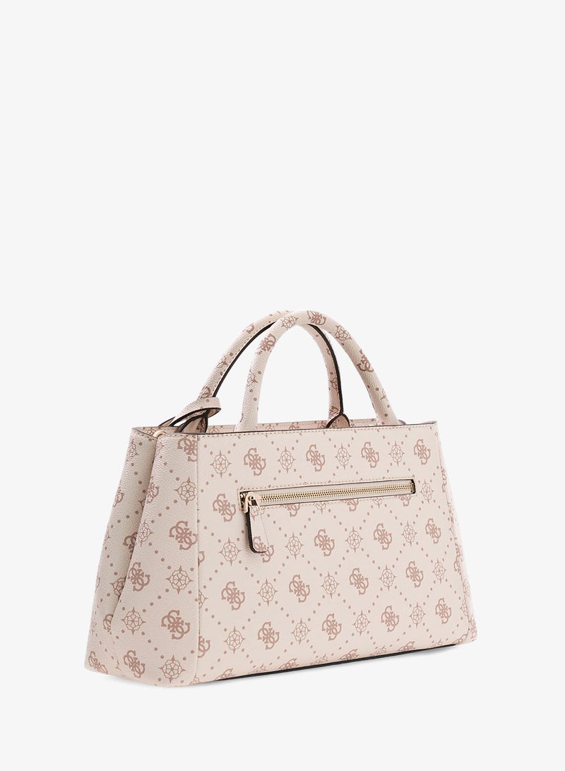 GUESS Carrie Logo Girlfriend Satchel Bag - Image 2